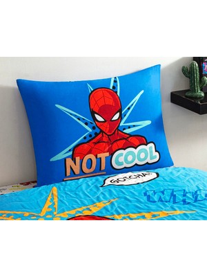 Taç Zorluteks Out Spiderman Desenli % 100 Pamuk Kumaş 2 Adet Yastık Kılıfı 50X70 cm Çift Taraflı Baskı