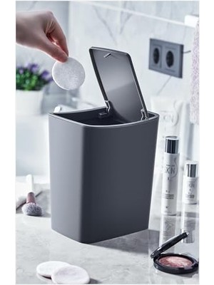 Larskas Smartware Touch Çöp Kovası 4 Lt Antrasit