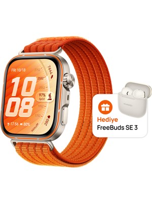 Huawei Watch Fit 5 Pro Akıllı Saat - Turuncu, Bluetooth Kulaklık Hediye, Nfc ile Ödeme, Kapsamlı Sağlık Takibi, Gelişmiş Uyku Takibi, Uzun Pil Ömrü, Ios Android Uyumlu