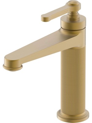 Creavit Lidya Lavabo Armatürü Brush Gold