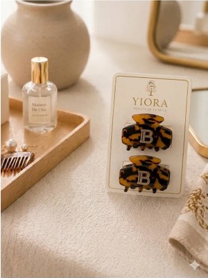 Yiora 2li Asetat Premium Mandal Toka Xs Küçük