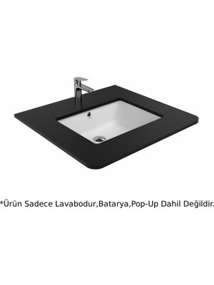 Creavit TP738 Tezgah Altı Lavabo Beyaz 38X51CM