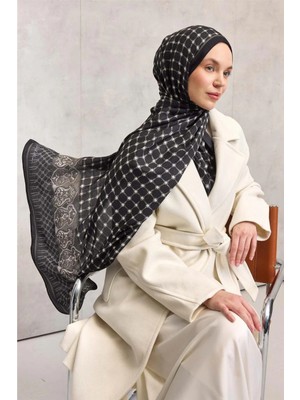 Silk Home Floş Viskon Organik Şal Halat Desenli Akışkan Dökümlü 75X195