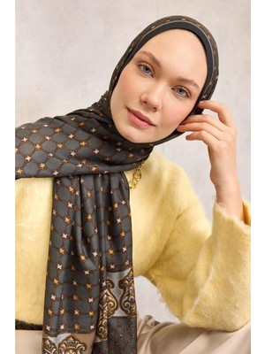 Silk Home Floş Viskon Organik Şal Halat Desenli Akışkan Dökümlü 75X195