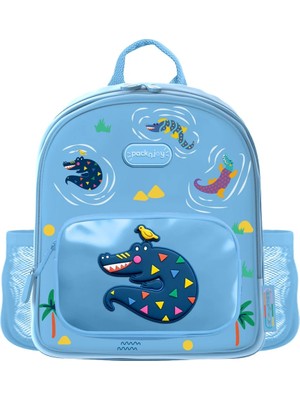 Packnjoy - Çocuk Sırt Çantası | Medium - Snappy Croc