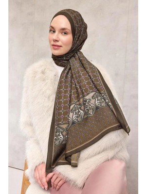 Silk Home Floş Viskon Organik Şal Halat Desenli Akışkan Dökümlü 75X195