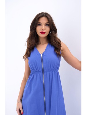 Deluxe Takı ve Giyim 6510 Elbise-Mor