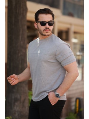 Deluxe Takı ve Giyim Erkek Oversize Bisiklet Yaka Kısa Kollu T-Shirt