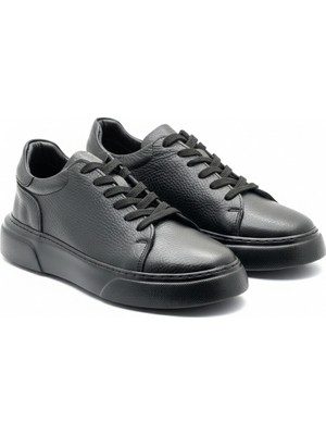 Derify Hakiki Deri Beyaz Erkek Spor Ayakkabı Ortopedik, Hafif ve Rahat Tabanlı, Şık & Trend Günlük Sneaker
