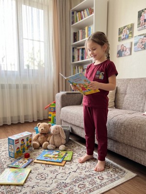 Sleeproom Yazlık Kız Çocuk Emoji Baskı Pijama Takım