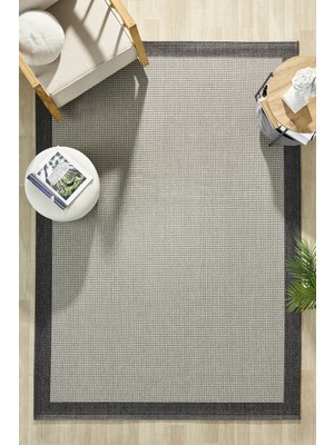 Venucci Home & Living Nancy Modern Sisal Jüt Toz Vermez Balkon Bahçe Mutfak Kilimi