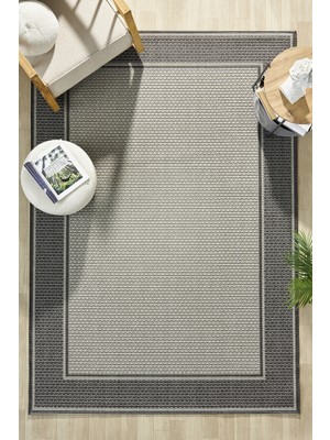 Venucci Home & Living Nancy Modern Sisal Jüt Toz Vermez Balkon Bahçe Mutfak Kilimi
