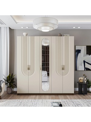 Velmo Aspen 5 Kapaklı Gardırop (Aytaşı)