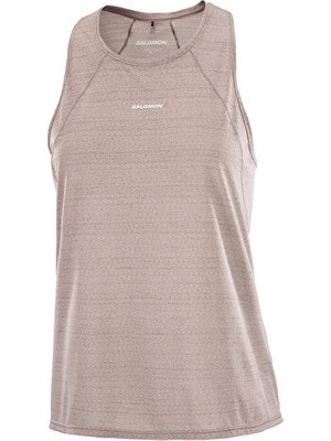 Salomon Shakeout Aır Tank W Kadın Koşu Atleti LC2774600 Kahverengi