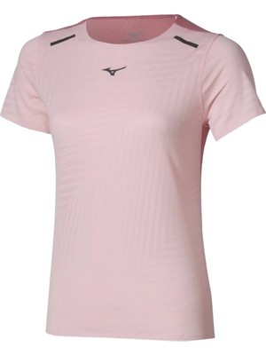 Mizuno Tech Light Kadın Kısa Kollu Tişört Pembe