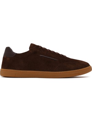 Derimod Erkek Kahverengi Bağcıklı Süet Deri Sneaker 26SFD832010