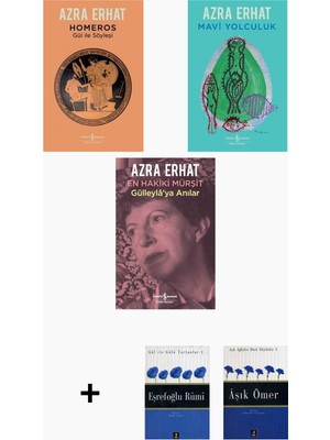 İş Bankası Kültür Yayınları Azra Erhat 3 Kitap Seti + 2 Kitap Hediye