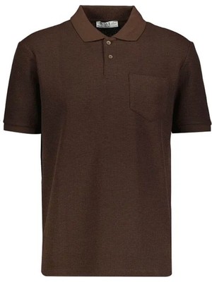 Süvari STS1014000002 Koyu Kahve Erkek T-Shirt 26Y731000371