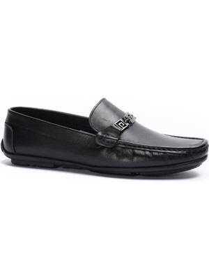 Pierre Cardin 90237ı Siyah Erkek Loafer Günlük Deri Ayakkabı