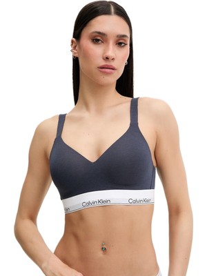 Calvin Klein Kadın Lacivert Bralet LV00QF8500