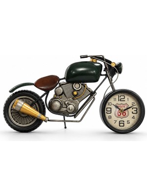 Lavly Motosiklet Tasarımlı Metal Duvar Saati ALK5790