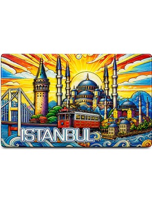 Lavly Istanbul Temalı Silikon Buzdolapı Süsü Magnet ALK5377