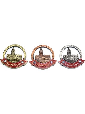Lavly Istanbul Temalı Metal Magnet - Yöresel Hediyelik Eşya Turist Anısı
