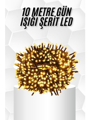 Alkasaz 10 Metre LED Işık Gün Işığı Her Ortama Uygun Ampüllü - ALKHBY9638-1611