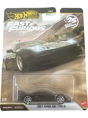 Hot Wheels 2003 Honda Nsx Type-R 1:64 Ölçekli Metal Araç Hızlı ve Öfkeli Temalı Koleksiyonluk