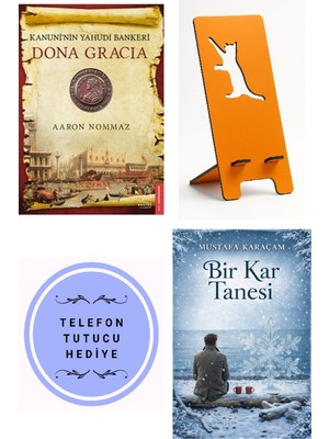 Destek Yayınları Kanuni'nin Yahudi Bankeri Dona Gracia + Telefon Tutucu + Bir Kar Tanesi