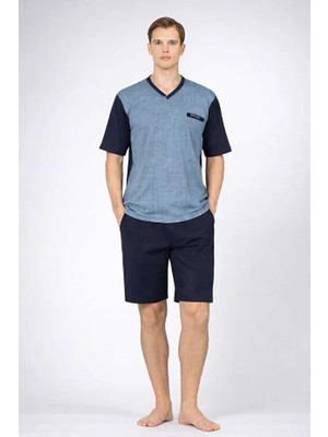 Pierre Cardin Erkek 3'lü Pijama Takım, Jakarlı, %100 Pamuklu, Kutulu