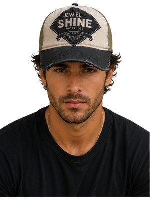 Cosmooutlet Vintage Yıkamalı Eskitme Şapka Unisex Ayarlanabilir Tokalı Baseball Cap