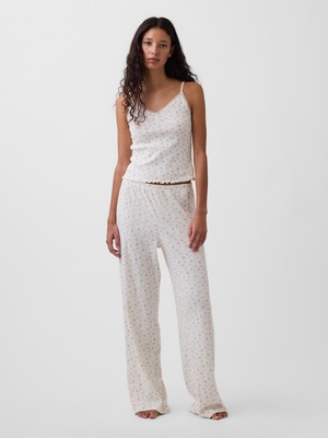 Gap Kadın Kırık Beyaz Pointelle Pijama Altı