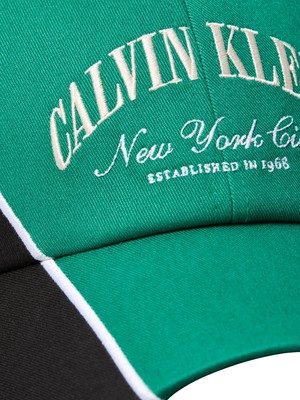 Calvin Klein Erkek Yeşil Calvin Klein Two Tone Seasonal Yeşil Erkek Şapka