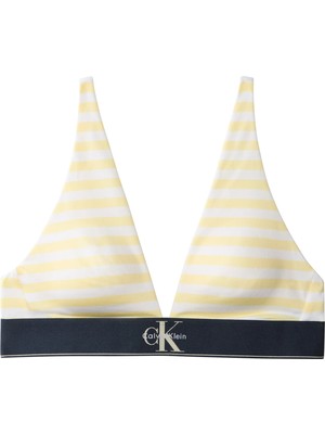 Calvin Klein Kadın Sarı Calvin Klein Lıghtly Lıned Trıang Sarı Üçgen Bralet