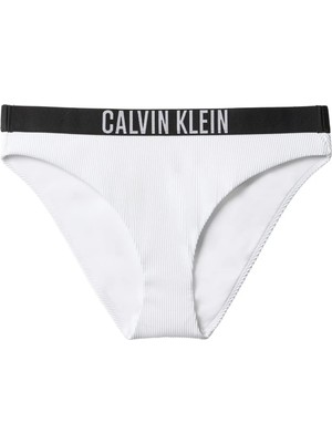Calvin Klein Kadın Beyaz Calvin Klein Bıkını Beyaz Bikini Alt