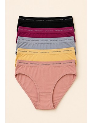 Meyzz Günlük Ultra Rahat Soft Kadın Bikini Külot 5'li