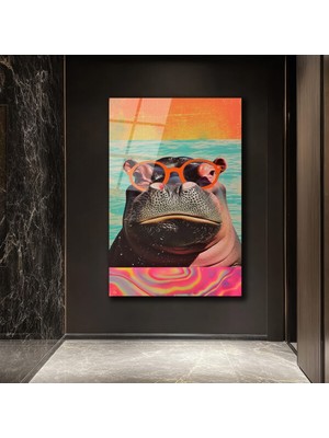 GLAZELLA Serin Hipo Pop Art Cam Tablo