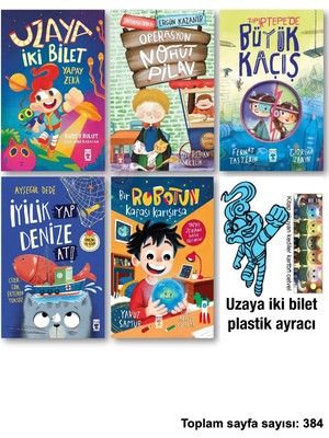 Timaş Çocuk Uzaya Iki Bilet Operasyon Nohut Pilav Savunma Hakkı Zıpırtepede Büyük Kaçış Iyilik Yap Denize At Bir Robotun Kafası Karışırsa
