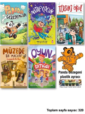 Timaş Çocuk Panda Gezegeni Kitap Çocuk Tersine Okul Müzede Bir Macera Oyun Satıcısı