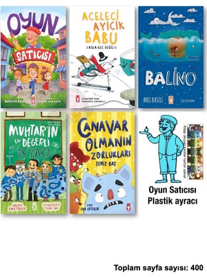 Timaş Çocuk Oyun Satıcısı Aceleci Ayıcık Babu Asla Geç Değil Balino Muhtarın En Değerli Eşyası Canavar Olmanın Zorlukları