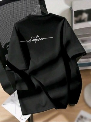 Luliana Baskılı Premium Kalite Yıkama Sokak Stili Oversize T-Shirt