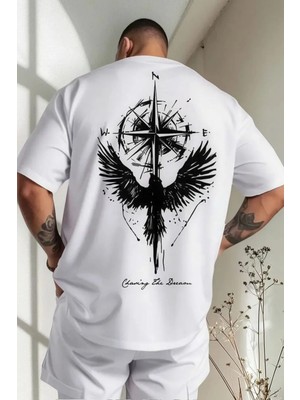 Luliana 1.kalite Baskılı Oversize T-Shirt Günlük Tişört Trend Moda ve Modern Stil Styel %100 Organik Pamuk Relaxed