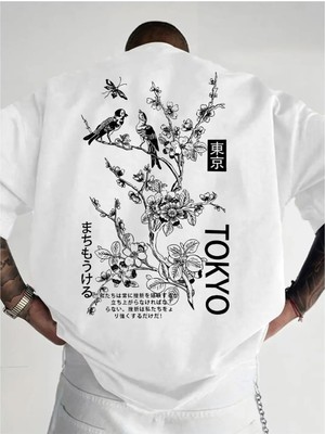 Luliana 1.kalite Baskılı Oversize T-Shirt Günlük Tişört Trend Moda ve Modern Stil Styel %100 Organik Pamuk Relaxed