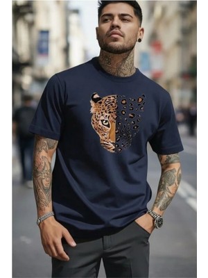 Luliana 1.kalite Baskılı Oversize T-Shirt Günlük Tişört Trend Moda ve Modern Stil Styel %100 Organik Pamuk Relaxed