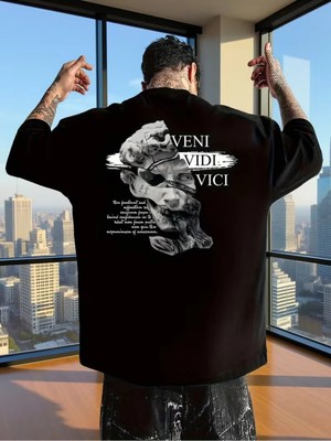 Luliana 1.kalite Baskılı Oversize T-Shirt Günlük Tişört Trend Moda ve Modern Stil Styel %100 Organik Pamuk Relaxed