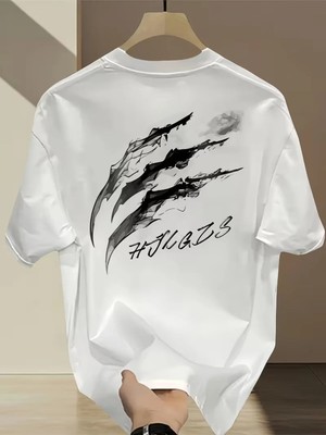 Luliana 1.kalite Baskılı Oversize T-Shirt Günlük Tişört Trend Moda ve Modern Stil Styel %100 Organik Pamuk Relaxed