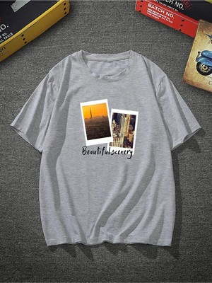 Luliana Baskılı Premium Kalite Yıkama Sokak Stili Oversize T-Shirt