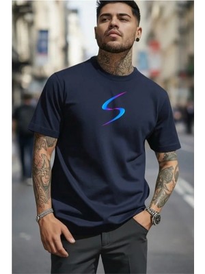 Luliana 1.kalite Baskılı Oversize T-Shirt Günlük Tişört Trend Moda ve Modern Stil Styel %100 Organik Pamuk Relaxed