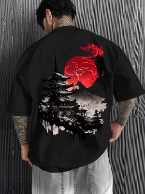 Luliana 1.kalite Baskılı Oversize T-Shirt Günlük Tişört Trend Moda ve Modern Stil Styel %100 Organik Pamuk Relaxed